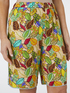 Short trousers with foliage print image number 3