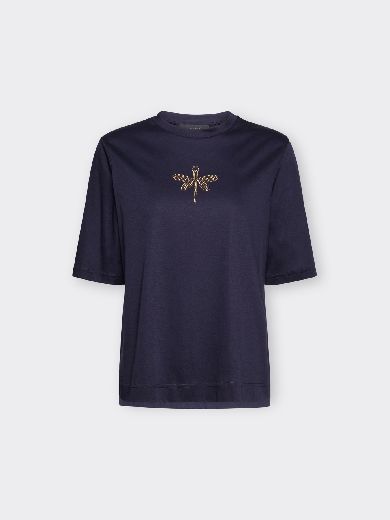 T-shirt en coton avec application libellule image number 4