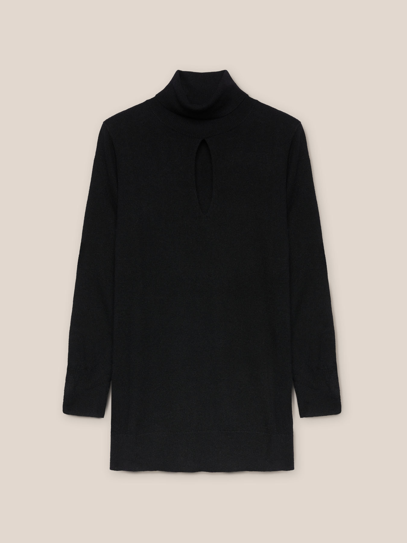 Maglia a collo alto in filati pregiati image number 5