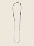 Collana lunga con cristalli image number 1