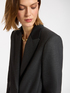 Blazer en flanelle surdimensionn&eacute; image number 3