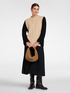 Pure wool sweater with cable knit image number 2