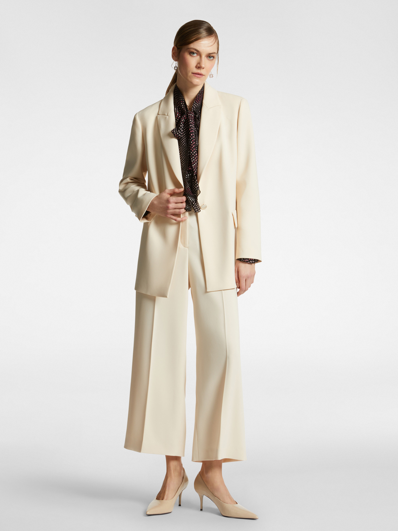 Blazer in crepe cady image number 2