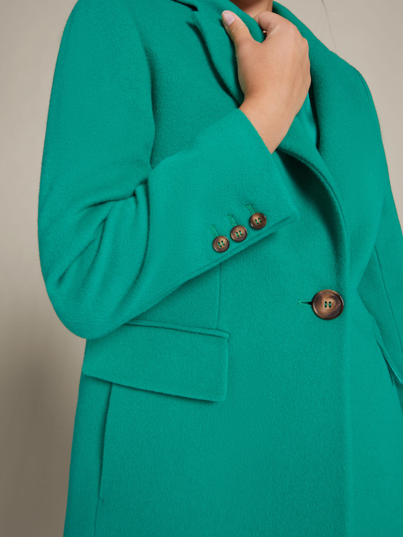 Cappotto in tessuto beaver image number 3