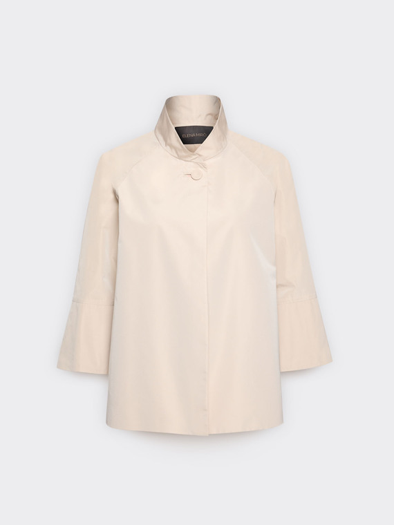 Unstrukturierte Jacke aus Taft