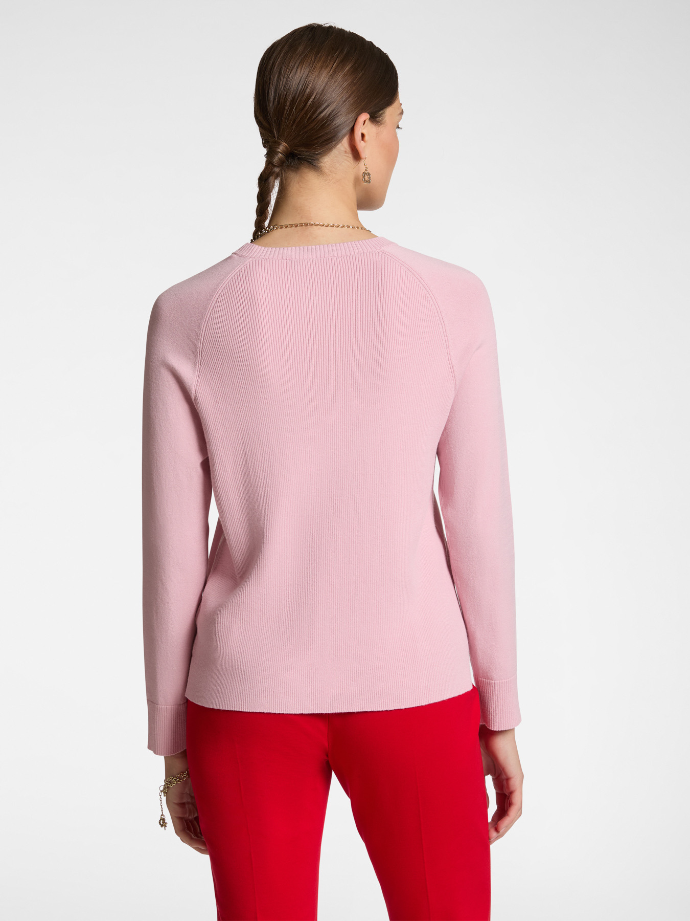 Cardigan corto con bottoni Monogram image number 1