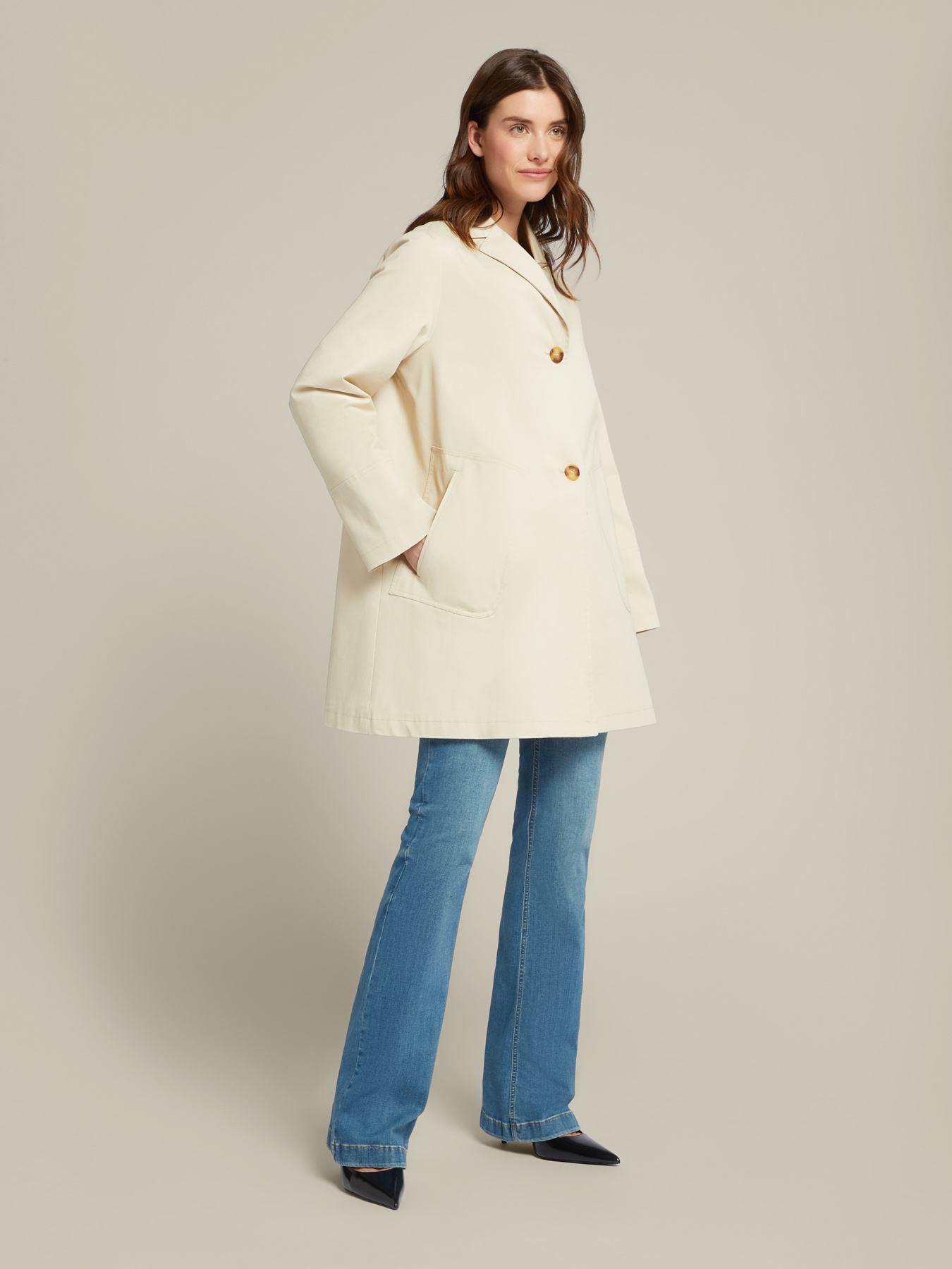 Cabanjacke aus Baumwoll-Stretch image number 2