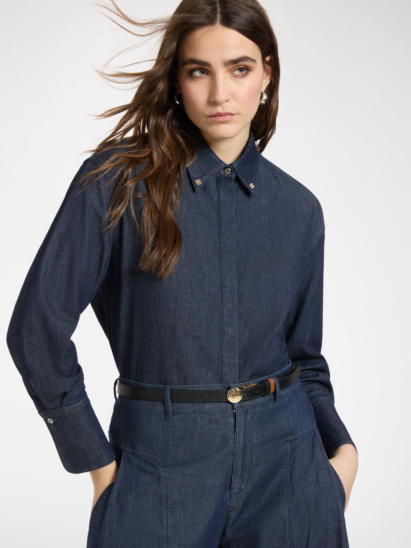 Reversible Monogram leather belt image number 0