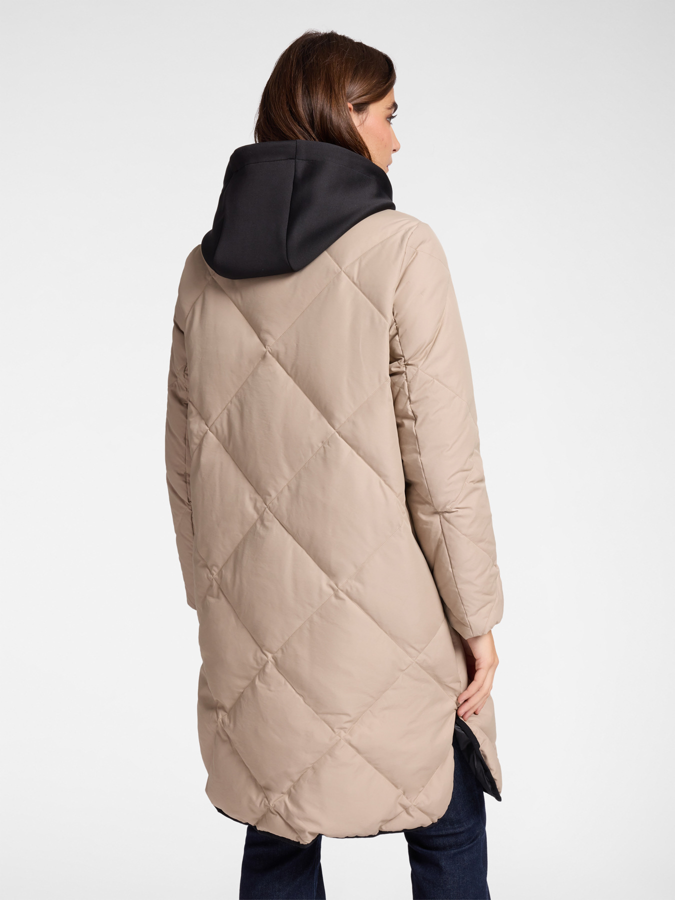 Matte nylon down jacket image number 1