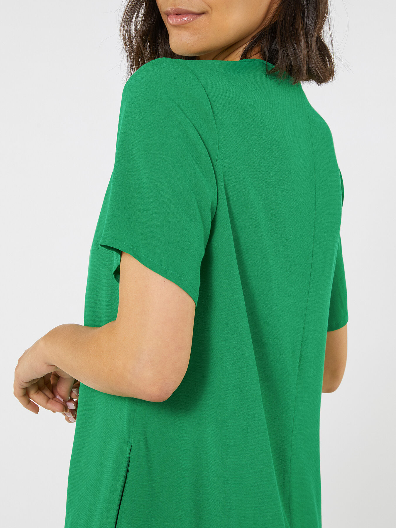 Grünes Maxi-Kleid image number 3