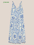 Bedrucktes Kleid aus ECOVERO™-Viskose image number 4