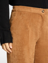 Pantalon palazzo en velours c&ocirc;tel&eacute; image number 3
