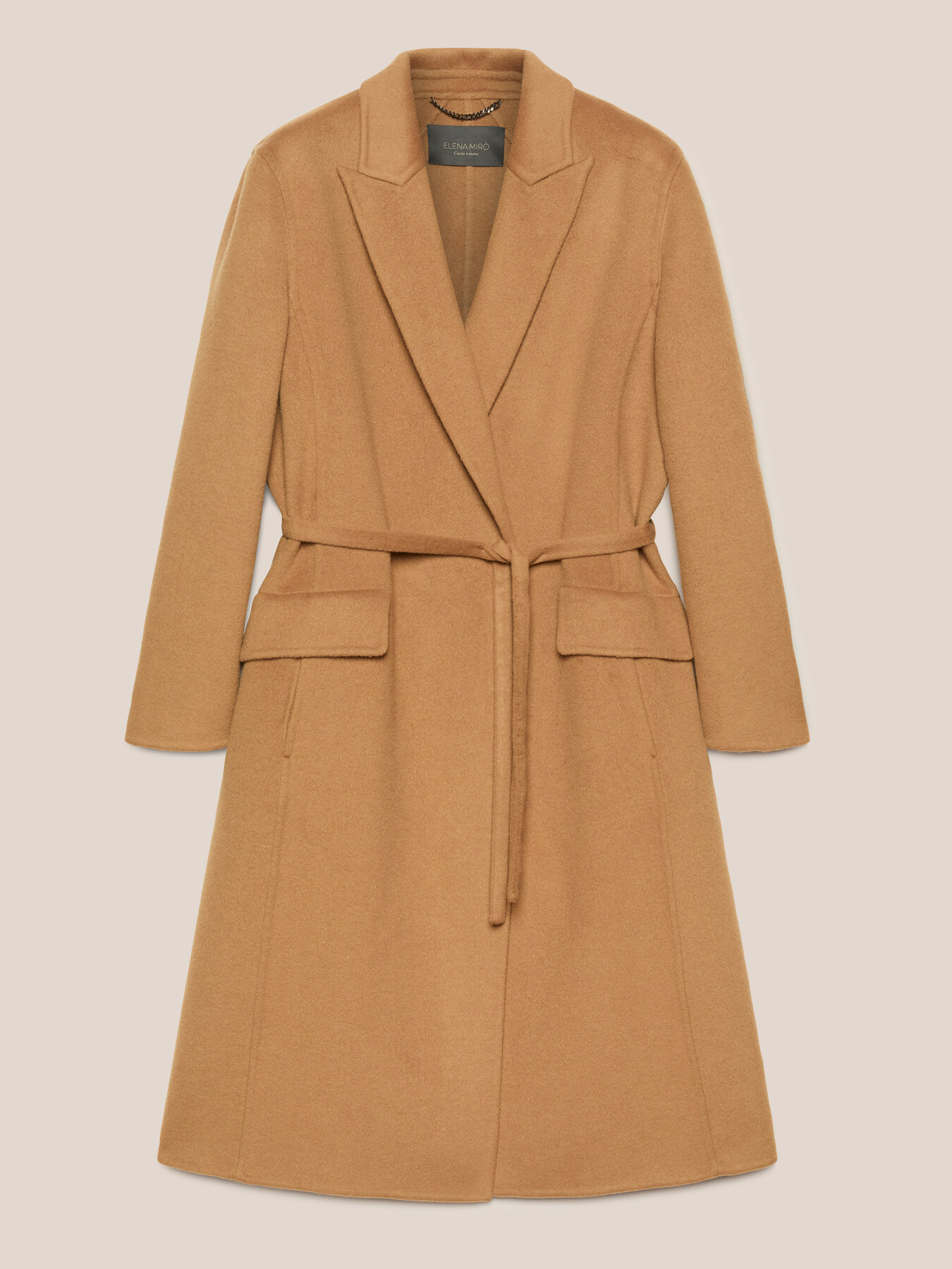 Sobretuto duplo com acabamento à mão image number 7