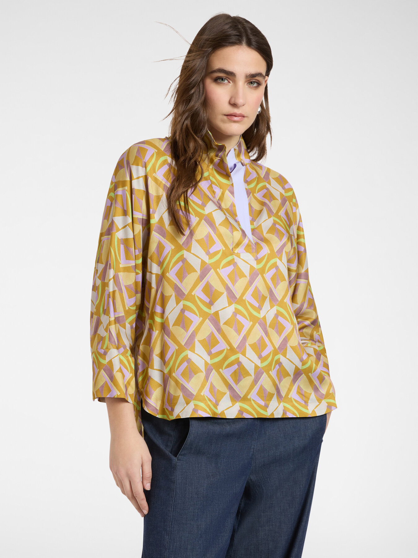 Bluse aus bedruckter Viskose image number 0