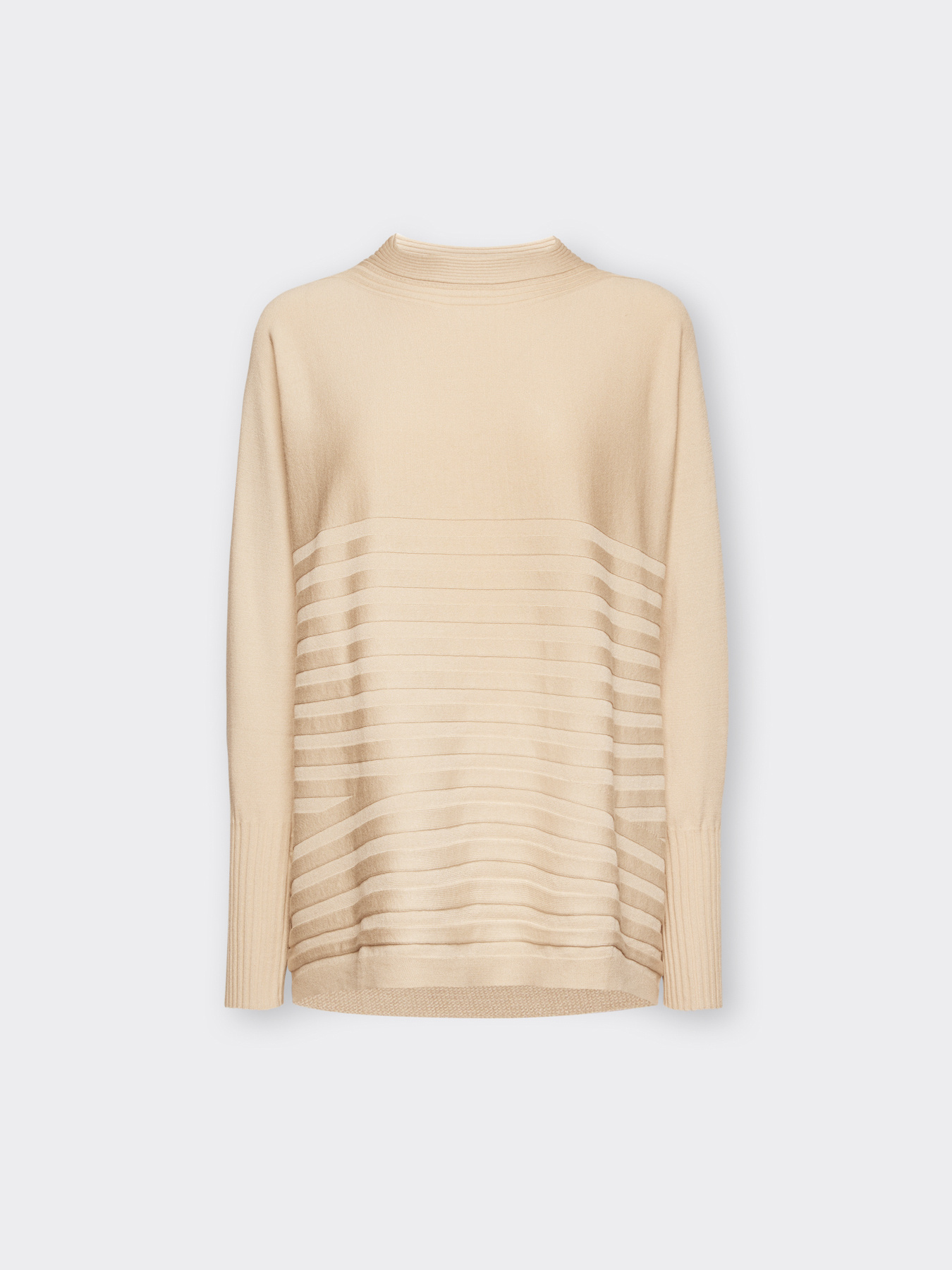 Pull en viscose avec motif &agrave; rayures image number 4