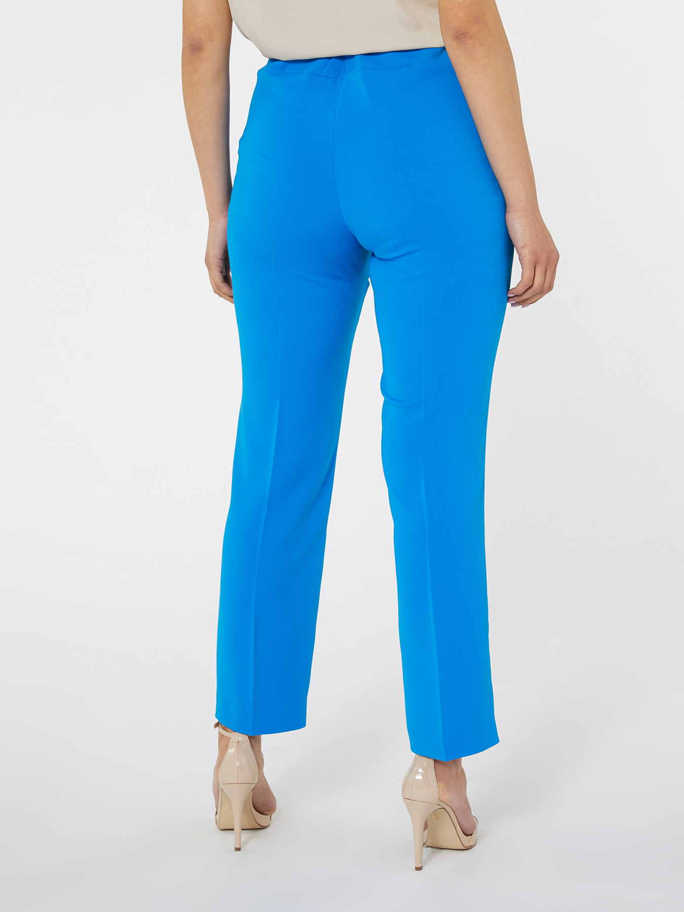 Flowing stretch cady trousers image number 1