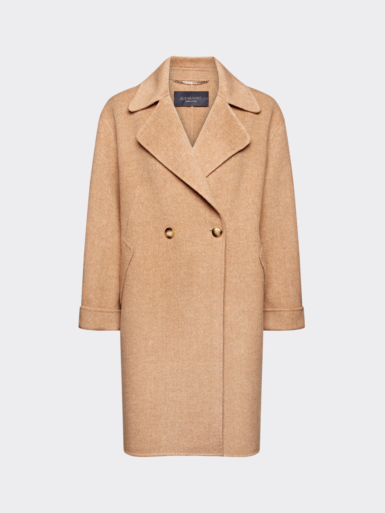 Wool midi coat image number 4
