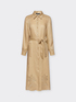 Kleid aus Leinen mit Stickerei am Abschluss image number 4