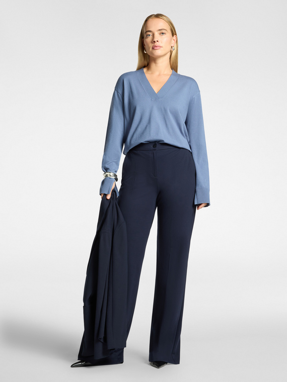Herrenhose im Milanese-Stich
