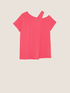 Solid colour cut out T-shirt image number 3