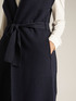 Long wool waistcoat image number 3