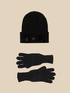 Ensemble gants et chapeau brodé image number 0