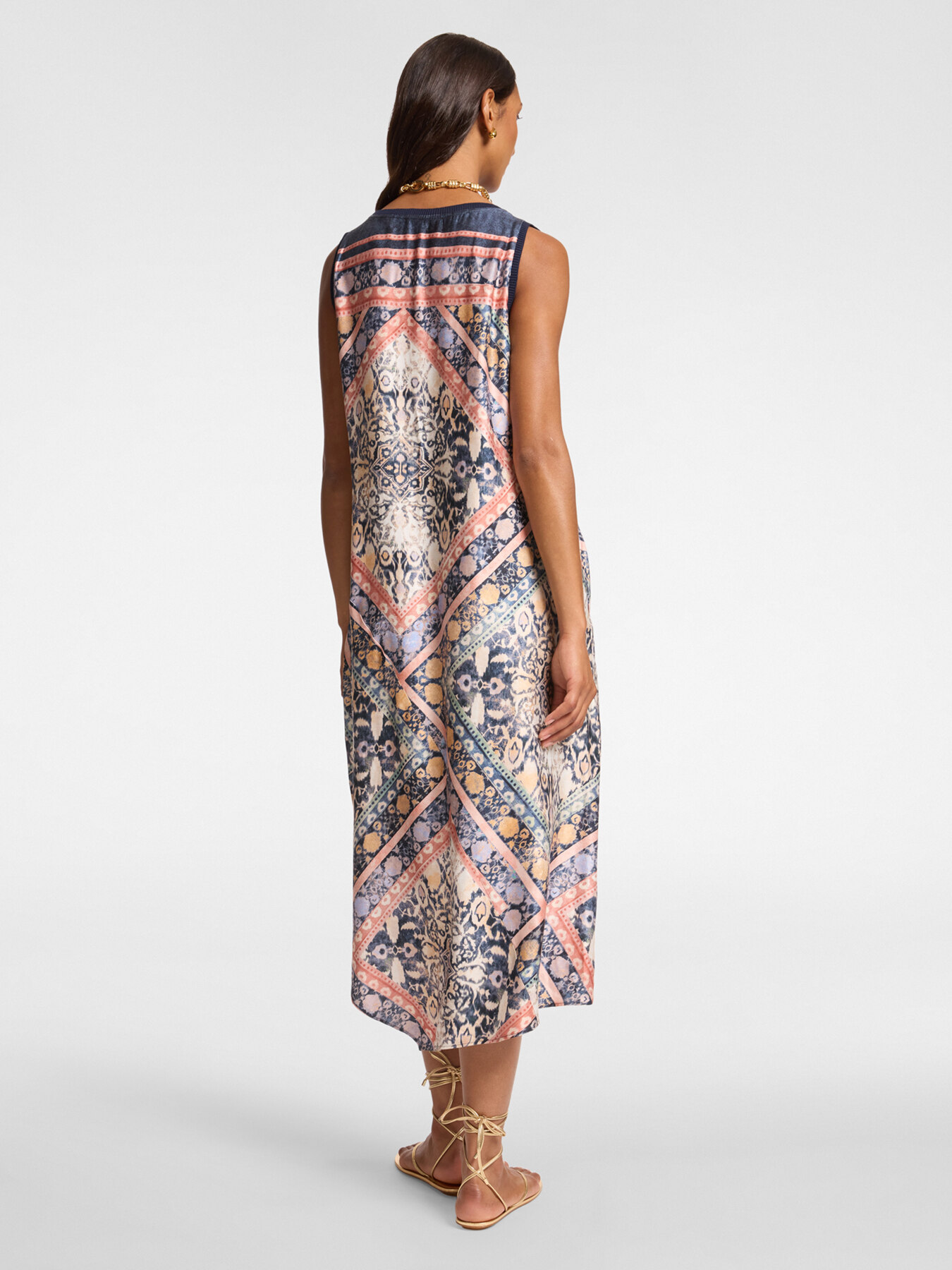 Kleid mit ethnischem Print image number 1