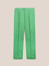 Long straight trousers in pure linen image number 4
