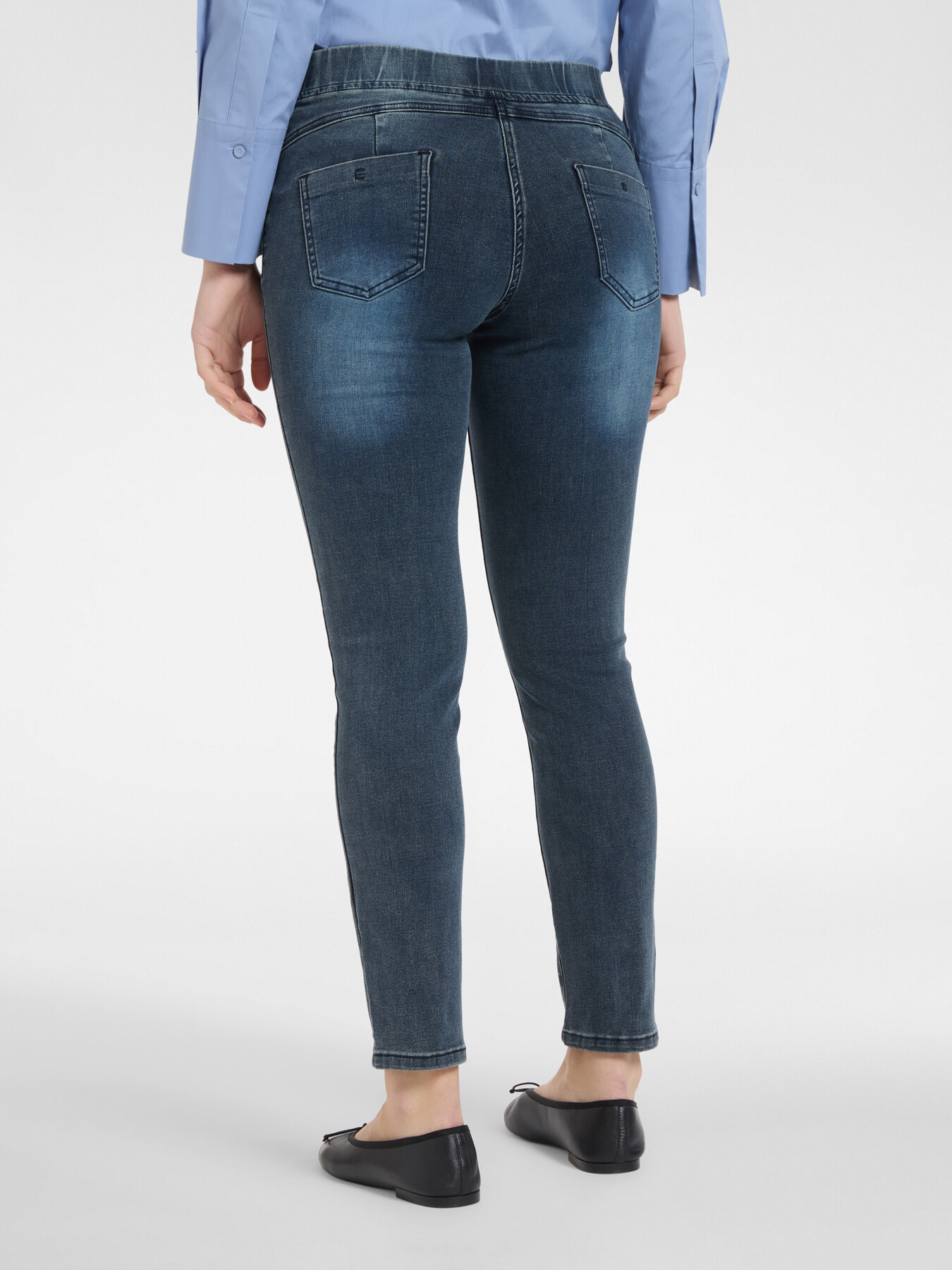 Pull-on jeggings with 5 pockets, "Pat" image number 1