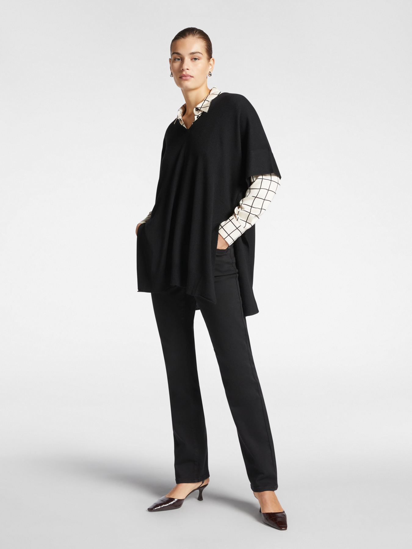 Pantalones rectos pull on image number 0