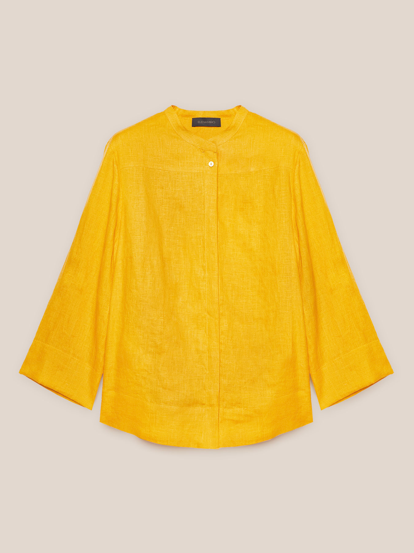 Chemise choquante en lin pur image number 4