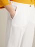 Pantaloni dritti in puro lino image number 3