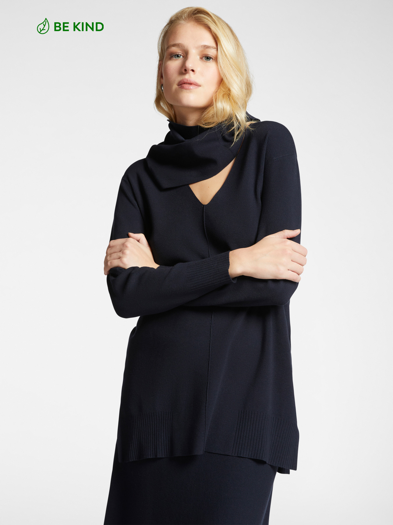 Pull long en viscose LENZING™ ECOVERO™ image number 0