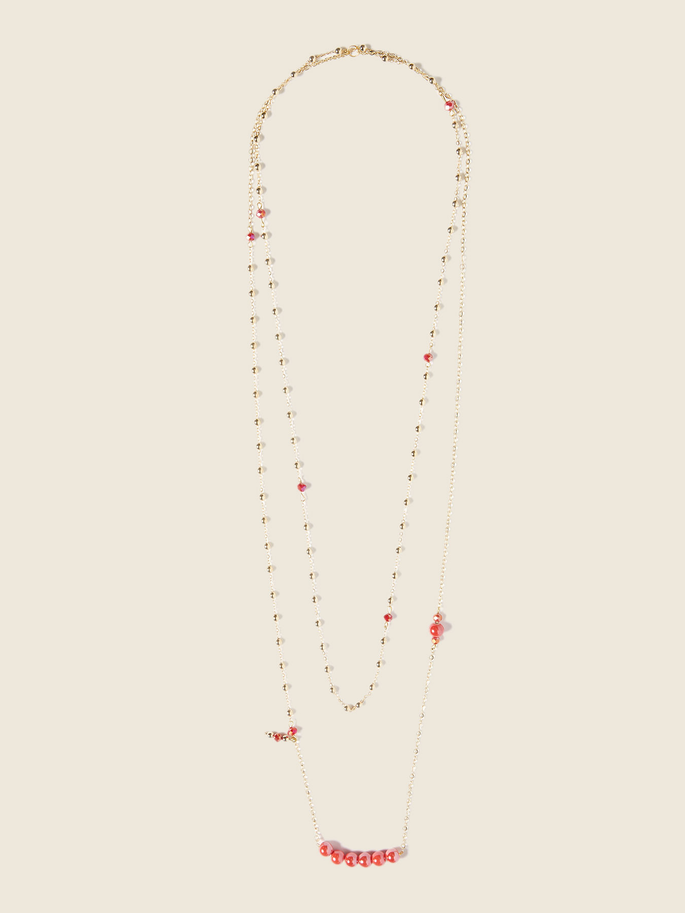 Collana con cristalli in vetro image number 1