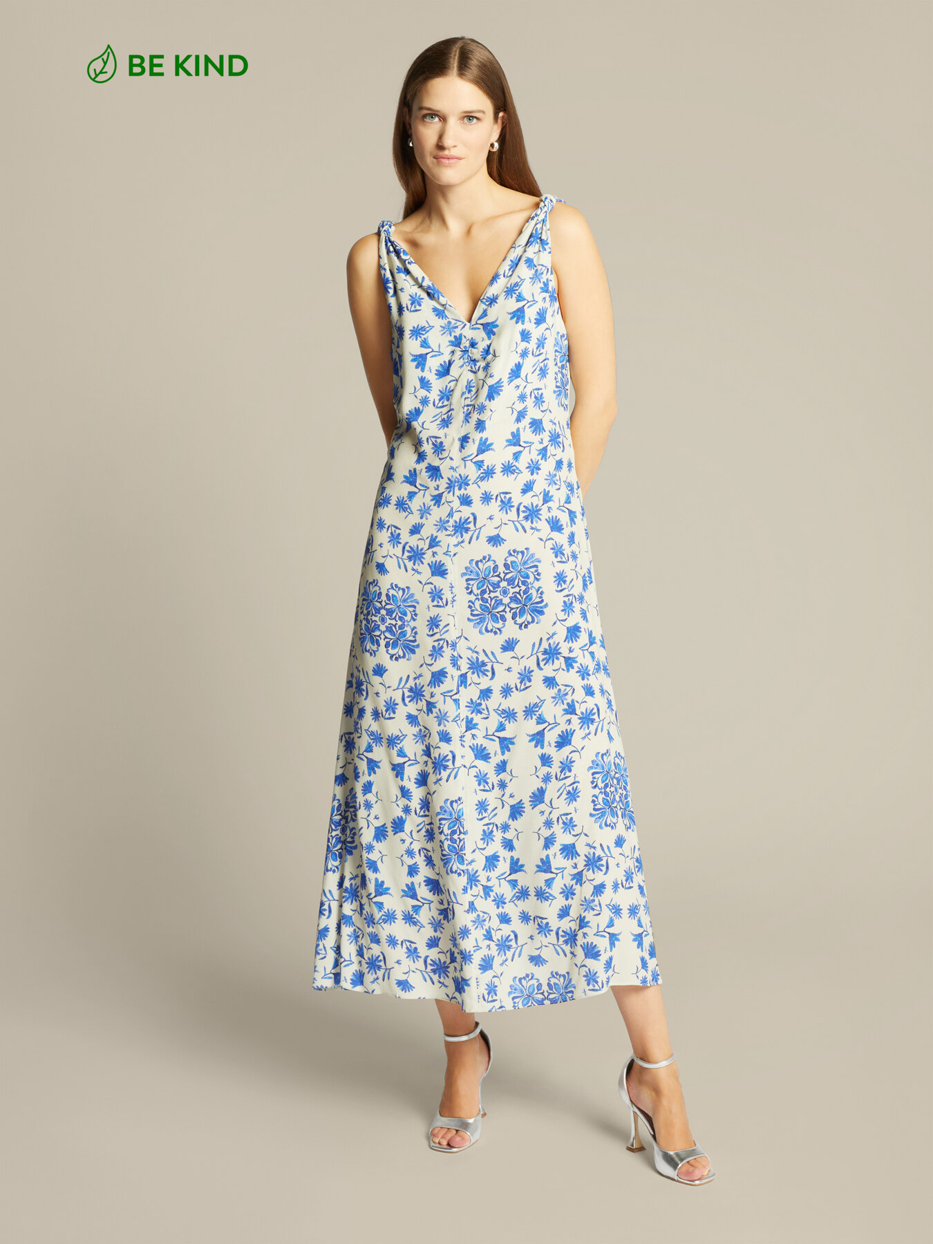 Printed ECOVERO&trade; viscose dress image number 0