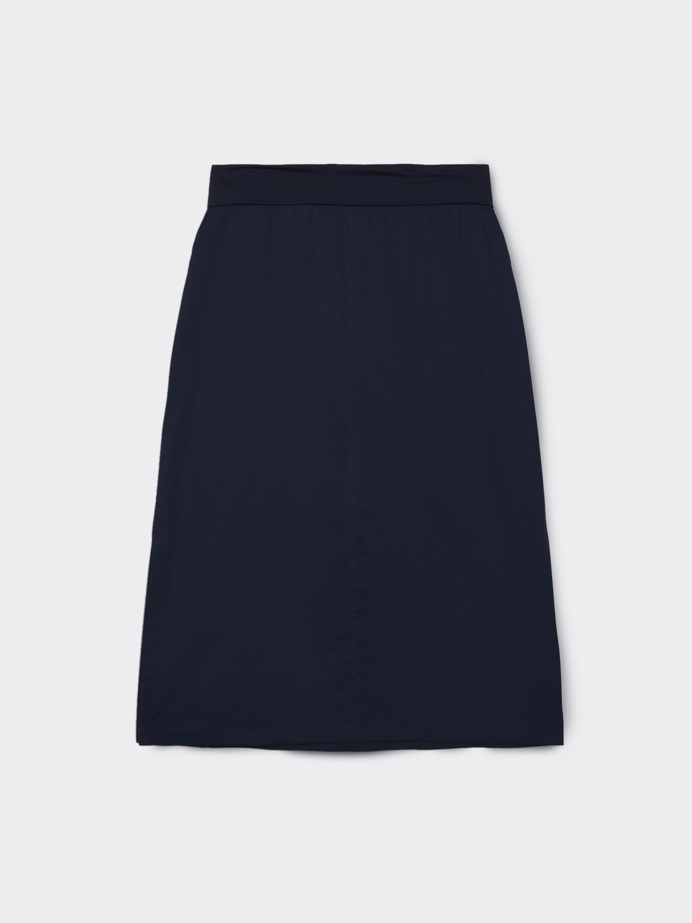 Falda con borde de tejido de punto image number 5