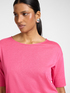 Camiseta boxy de mezcla de lyocell image number 3