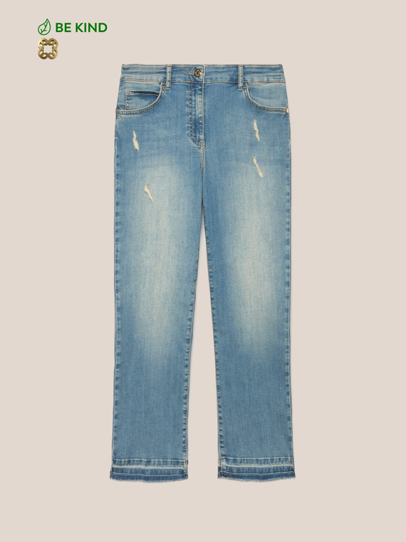 Flare Kick jeans in sustainable cotton