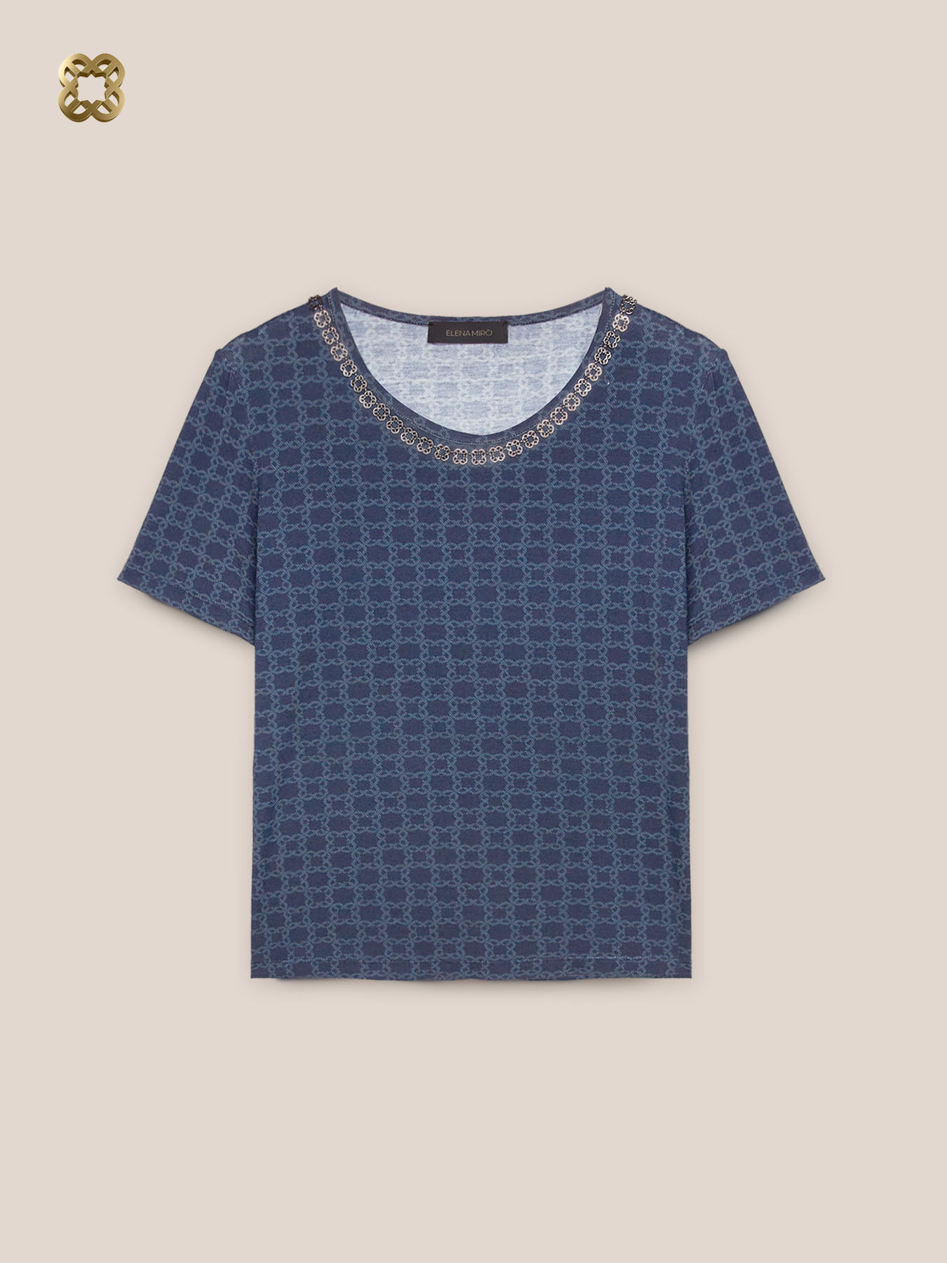 Monogram jewel T-shirt image number 4