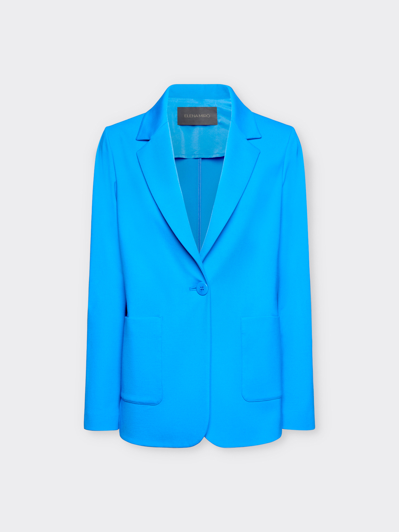 Milano knit fabric blazer image number 4