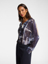 Blusa in georgette stampata image number 0