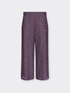 Pantaloni cropped in pizzo image number 4