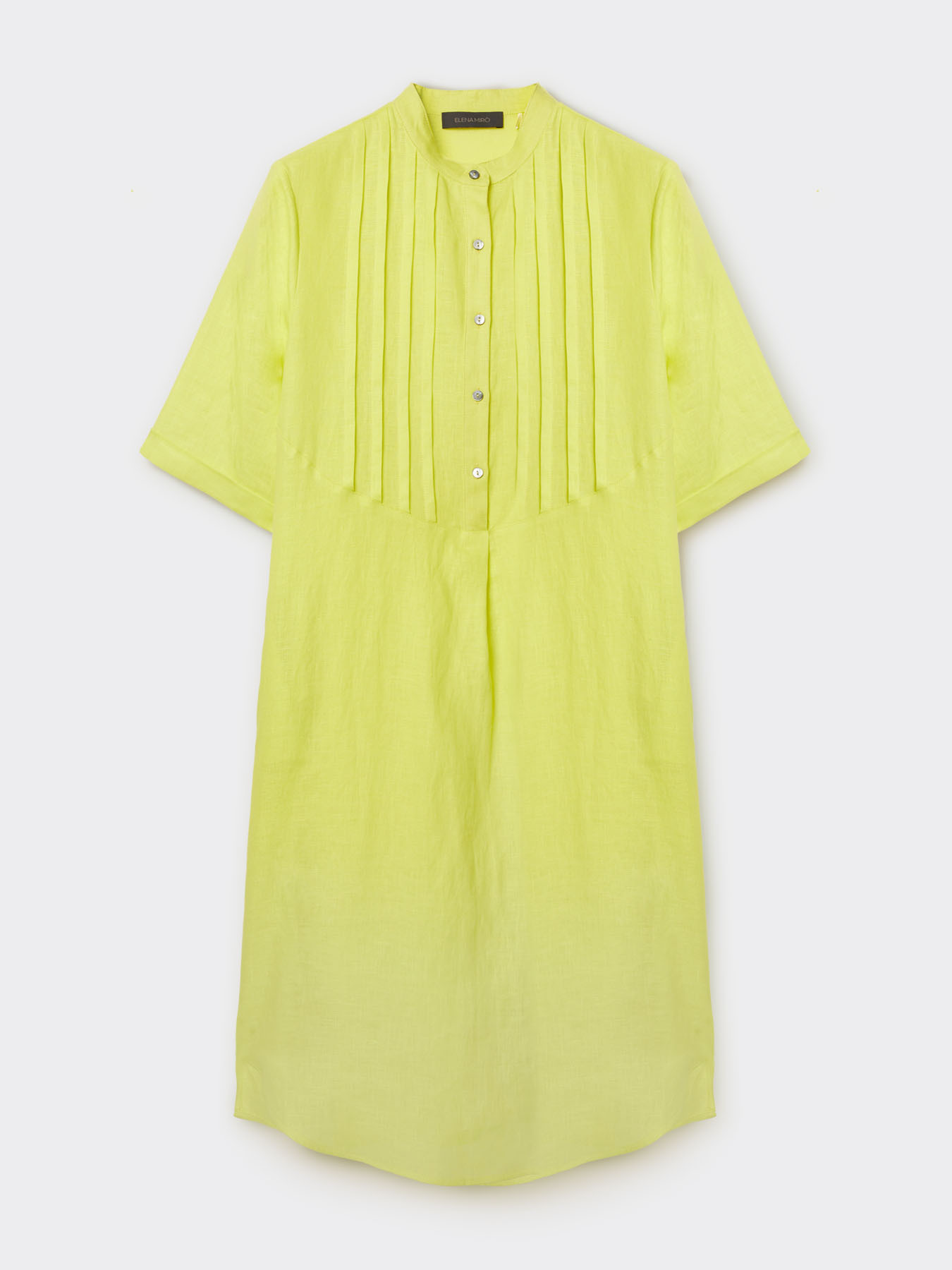 Leinenkleid mit Spitze image number 4