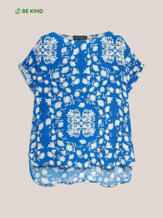 Blouse printed in viscose ecovero ™