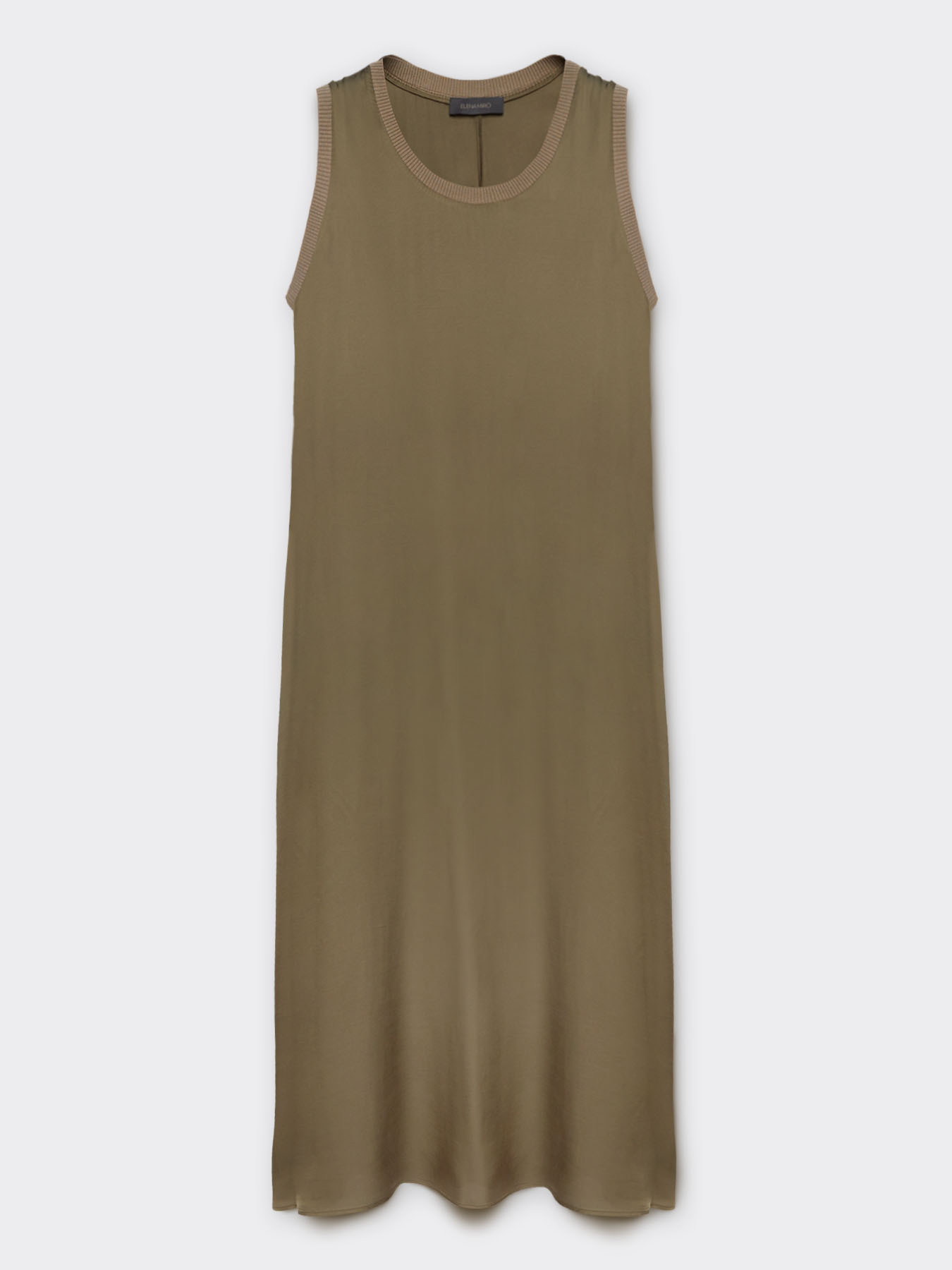 Vestido largo acampanado image number 0