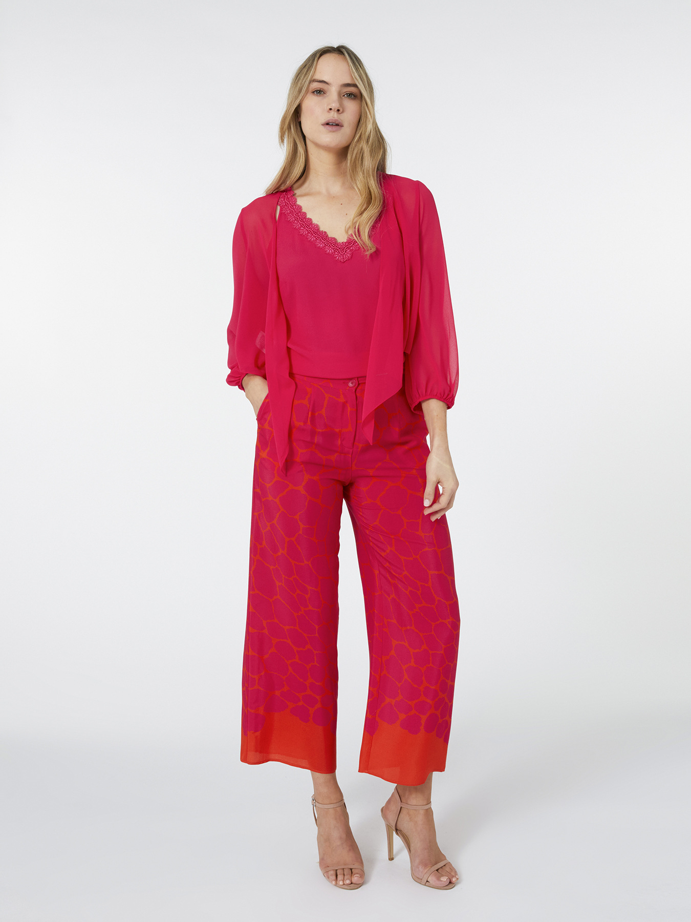 Pantaloni eleganti stampati image number 0