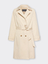 Double-breasted gabardine trench coat image number 4