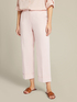 Cropped trousers in sustainable cotton image number 2