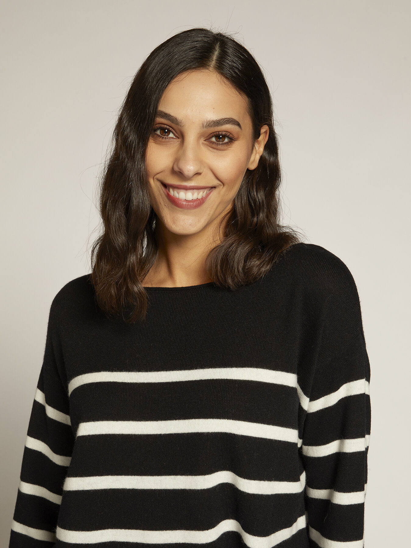 Jersey de rayas 100% de lana image number 2