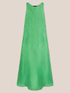 Long flag dress in linen image number 4